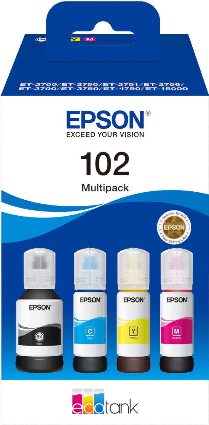Epson 102 Inktflesjes Combo Pack Kleur Main Image