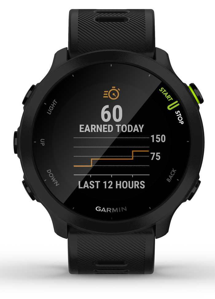Garmin Forerunner 55 Zwart voorkant