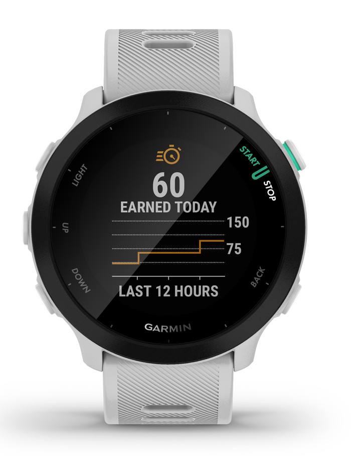 Garmin Forerunner 55 Wit voorkant