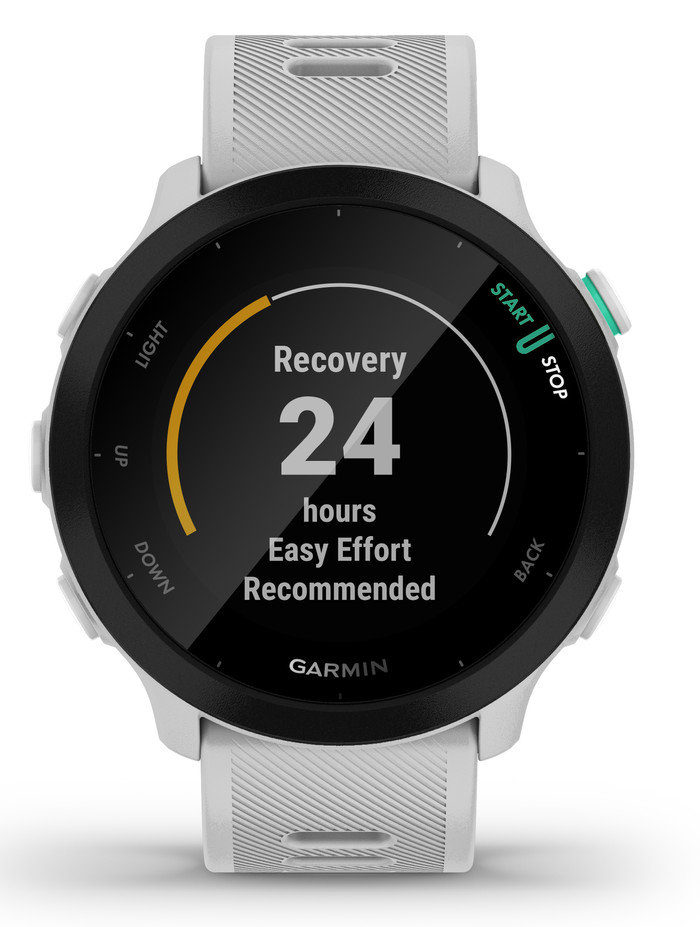 Garmin Forerunner 55 Wit voorkant