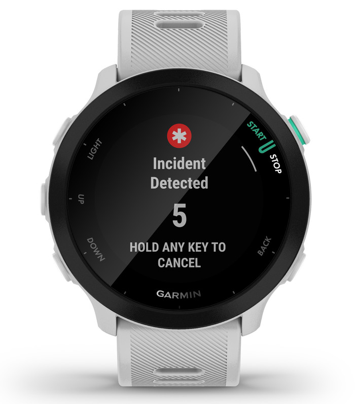 Garmin Forerunner 55 Wit voorkant