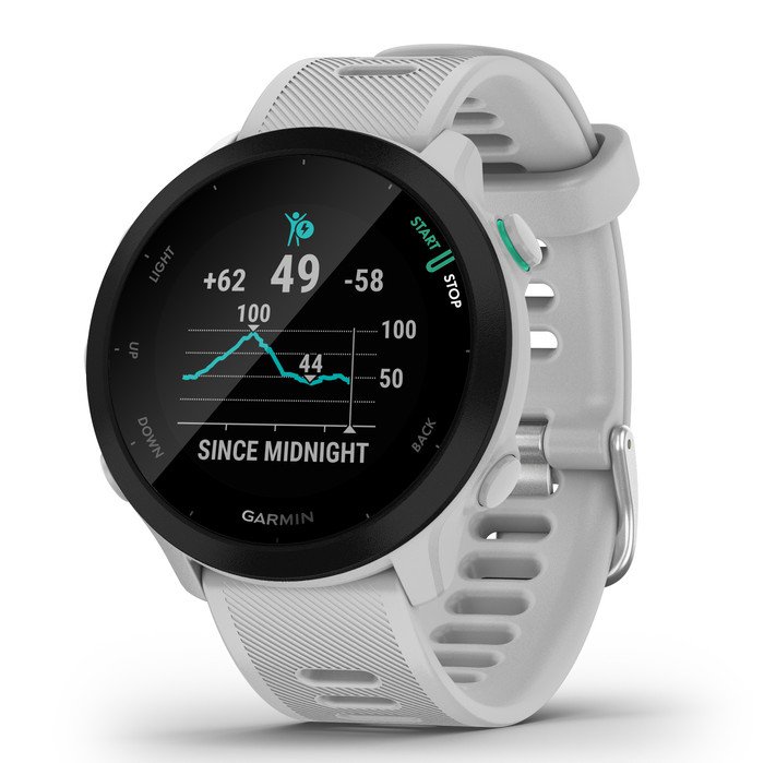 Garmin Forerunner 55 Wit rechterkant
