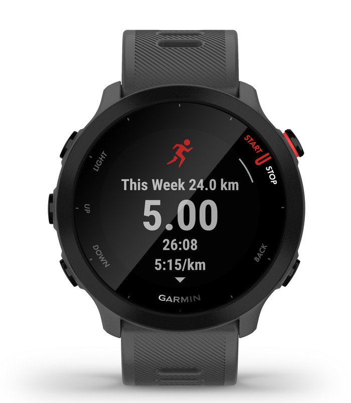 Garmin Forerunner 55 Gray front