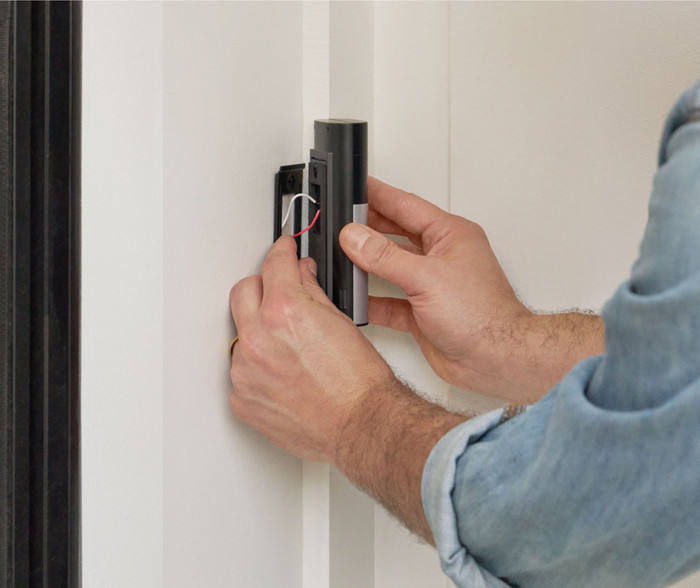 Ring Stekker Video Deurbel Plus product in gebruik