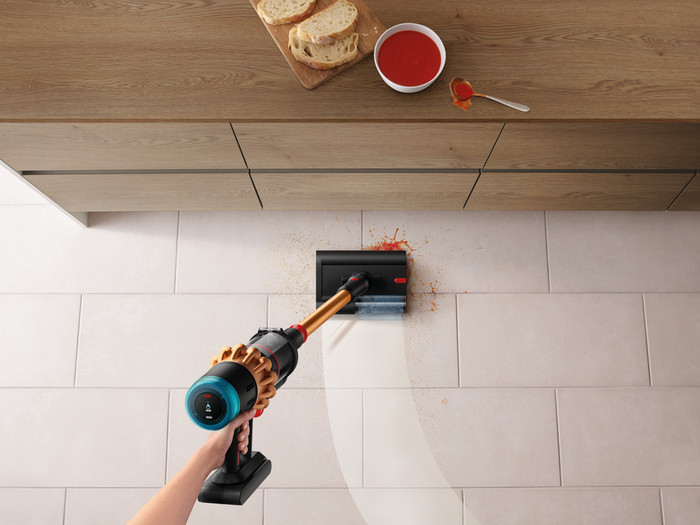 Dyson Submarine 2.0 mop brush product in use