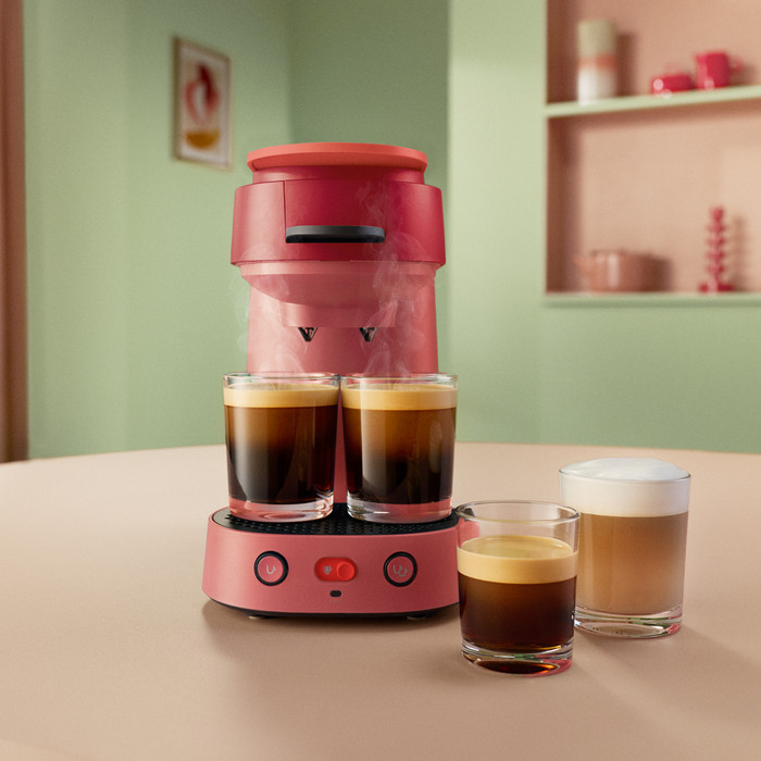 Philips koffiepadmachine Senseo Vibe CSA225/90 product in gebruik