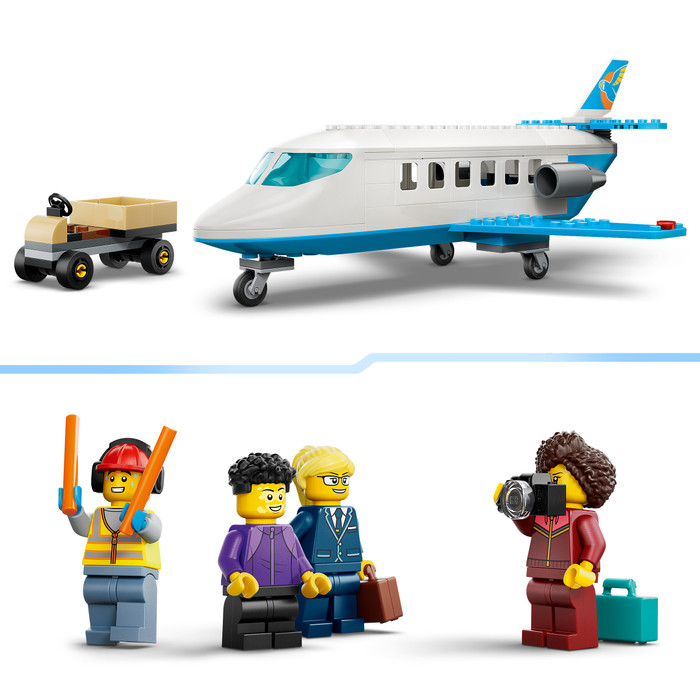 LEGO City Passagierstoestel 60492 detail