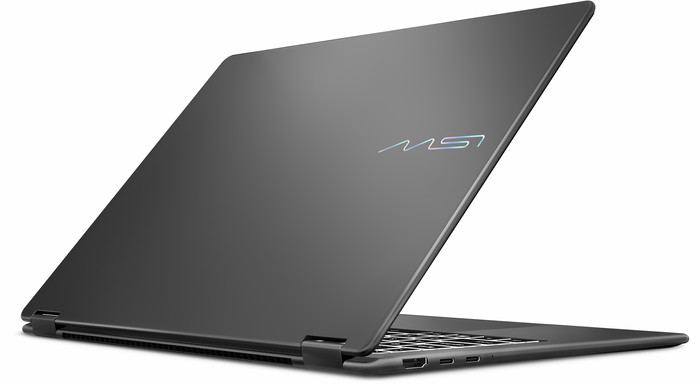 MSI Prestige 14 Flip AI+ D3MTG-049NL OLED QWERTY achterkant