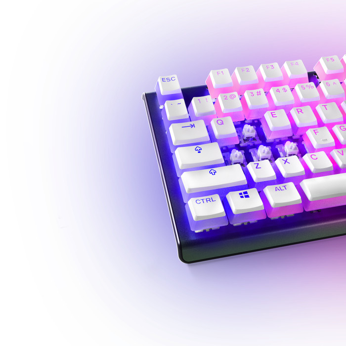 SteelSeries PrismCAPS White- US null