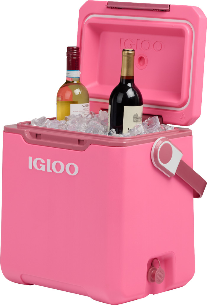 Igloo Tag Along Too Highrise 22QT Pink product in use