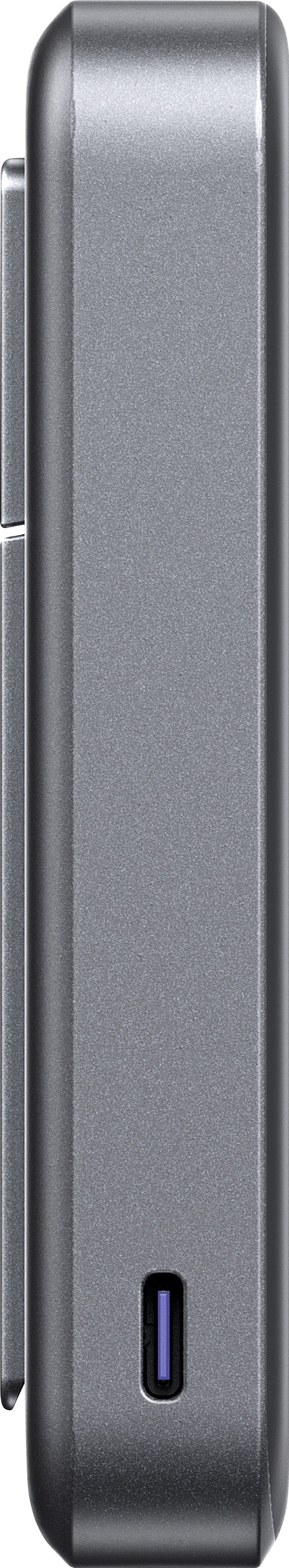 Anker Wireless Power Bank 10,000 mAh with MagSafe and Qi2 25W Gray left side
