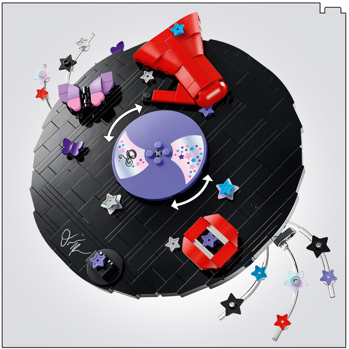 LEGO Editions Olivia Rodrigo's Vinylplaat 43028 detail