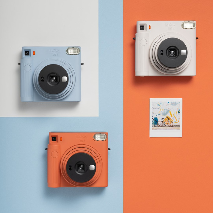 Fujifilm Instax Square SQ1 Glacier Blue produkt in gebrauch