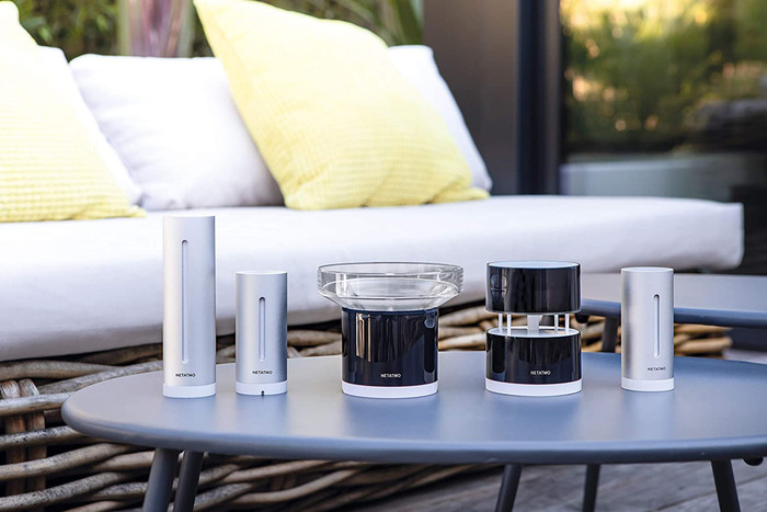 Netatmo Slim Weerstation + Extra Binnenmodule product in gebruik