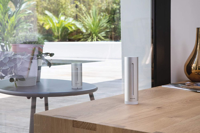 Netatmo Slim Weerstation + Extra Binnenmodule product in gebruik