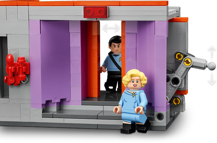 LEGO Icons Star Trek: U.S.S. Enterprise NCC-1701 Brug 11385 detail