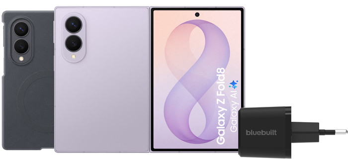 Samsung Galaxy Z Fold 8 512GB Lila 5G + Accessoirepakket Main Image