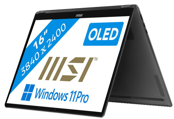 MSI Prestige N16 Flip AI+ OLED NVIDIA RTX Spark N1X C1XMT-037NLY QWERTY Main Image