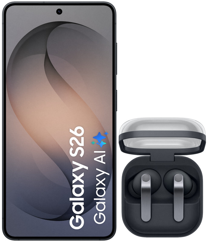 Samsung Galaxy S26 512GB Zwart 5G + Samsung Galaxy Buds4 Pro Zwart Main Image