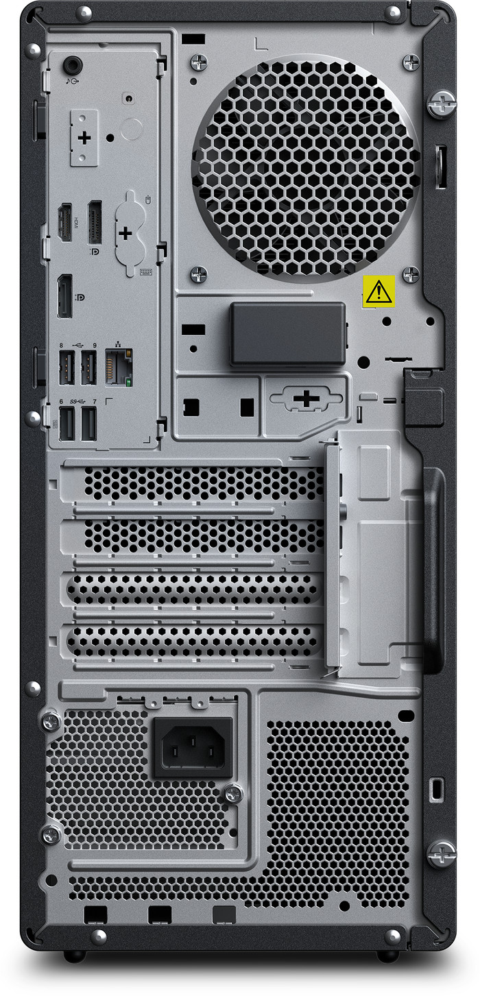 Lenovo ThinkStation P2 Tower Gen 2 - 30JQ00AVBF achterkant
