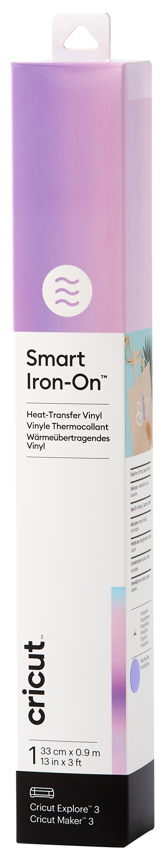 Cricut Smart Iron-on 33x91 Holografisch Transblauw Main Image