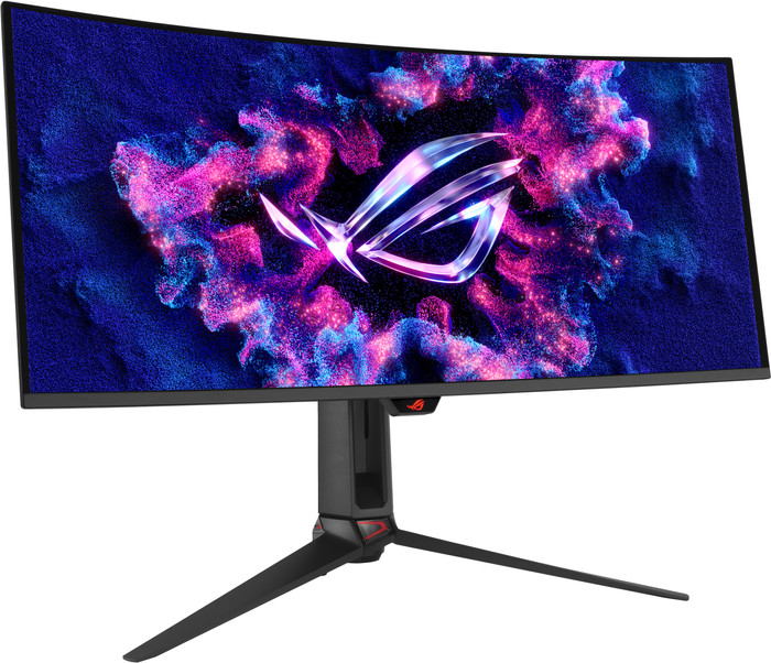 ASUS ROG Swift PG34WCDN QD-OLED Curved voorkant