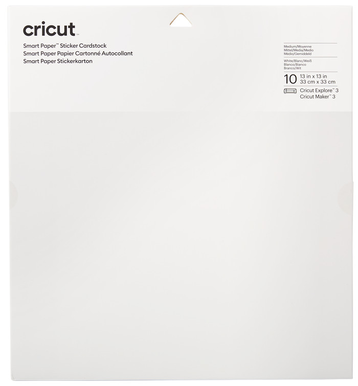 Cricut Smart Stickerkarton 33x33 Wit Main Image