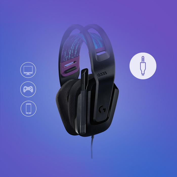 Logitech G335 Bedrade Gaming Headset Zwart null