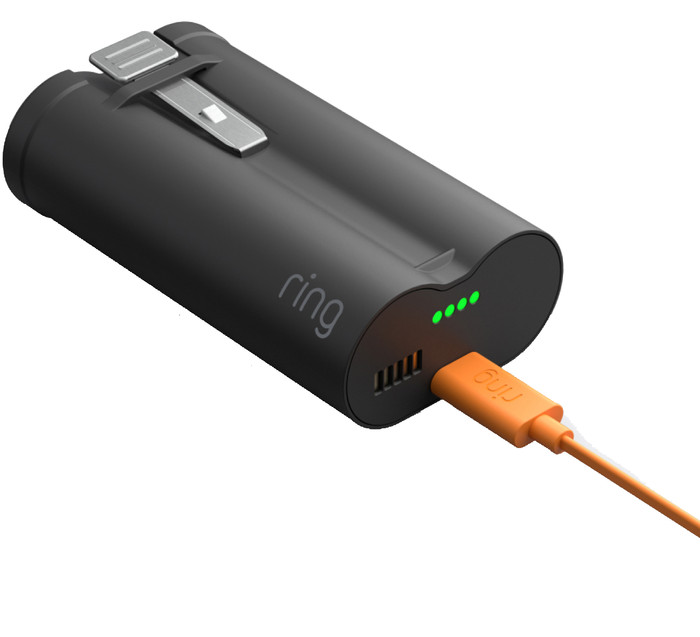 Ring Ultrakrachtige Verwisselbare Batterij product in gebruik