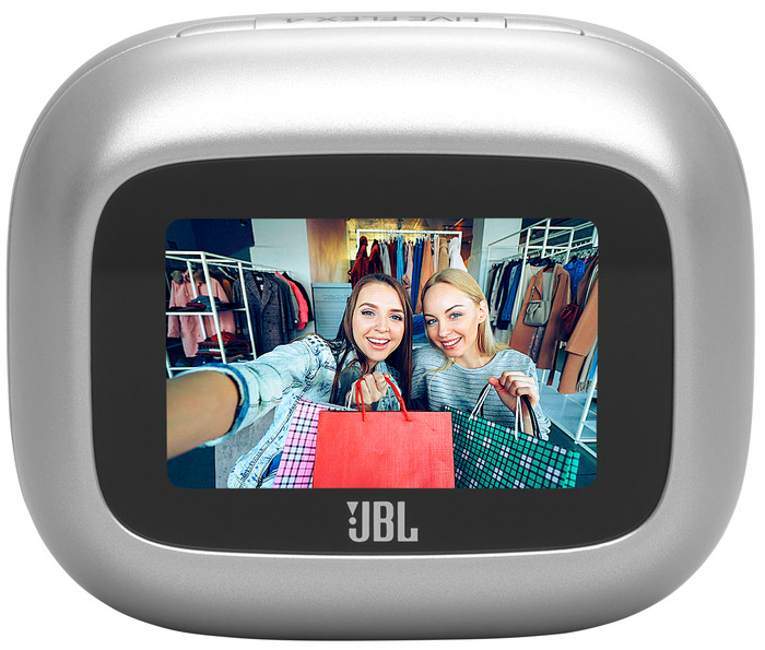 JBL Live Flex 4 Zilver voorkant