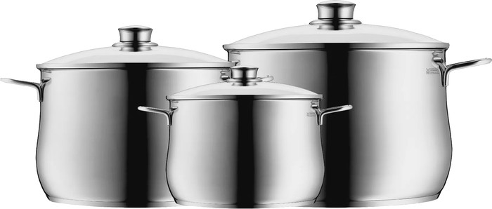 WMF Diadem Plus 3-delige pannenset Main Image