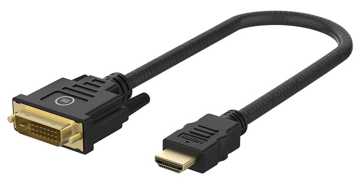 BlueBuilt HDMI to DVI-D Dual Link Cable 2m Main Image