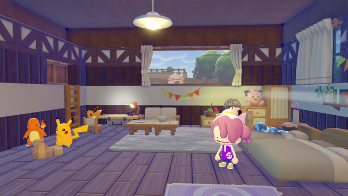 Nintendo Switch 2 + Pokémon Pokopia product in gebruik