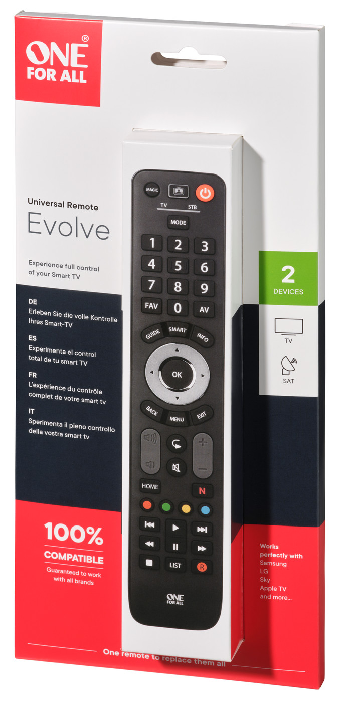One For All URC7125 - Universal Remote packaging