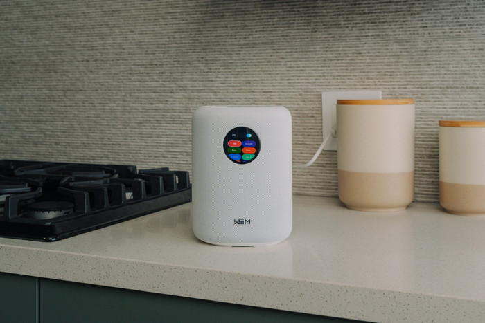 WiiM Sound Wit product in gebruik