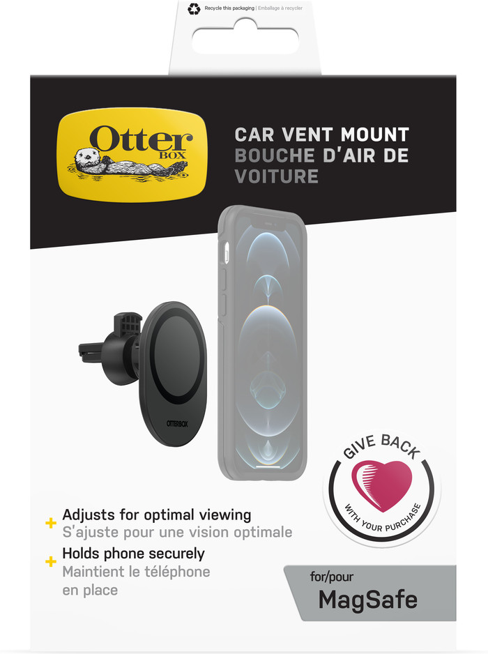 Otterbox Telefoonhouder Auto Luchtrooster met MagSafe Magneet verpakking