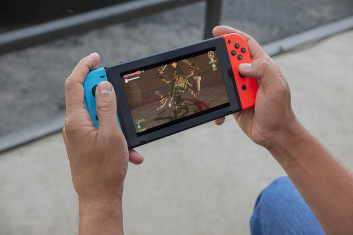 The Legend of Zelda: Skyward Sword Nintendo Switch product in gebruik