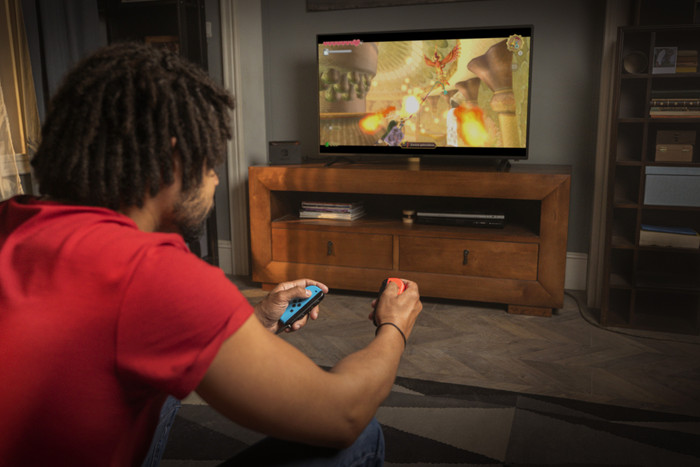 The Legend of Zelda: Skyward Sword Nintendo Switch product in gebruik