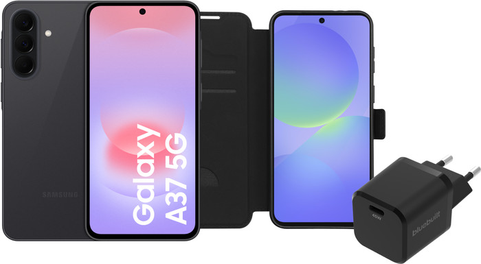 Samsung Galaxy A37 256GB Black 5G + Basic Accessory Pack Main Image