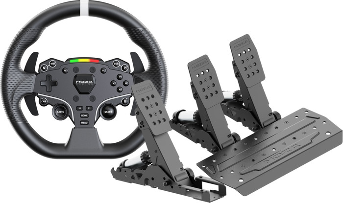 Moza R5 Pro Racestuur + Clutch Pedal Main Image
