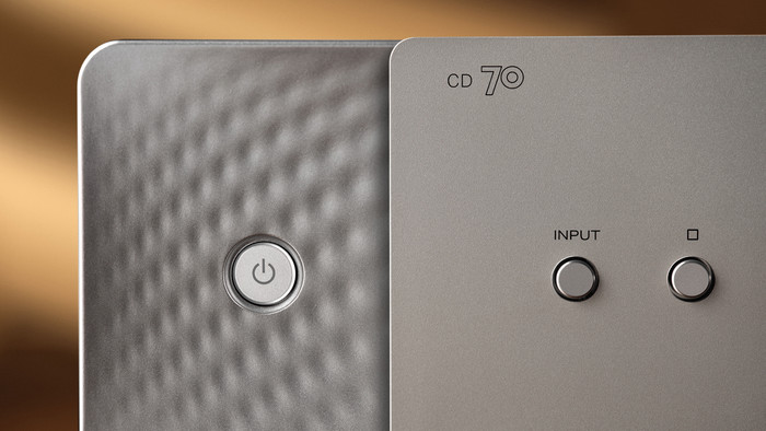 Marantz CD 70 Zilver detail