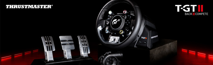 Thrustmaster T-GT II Racestuur + pedalen null