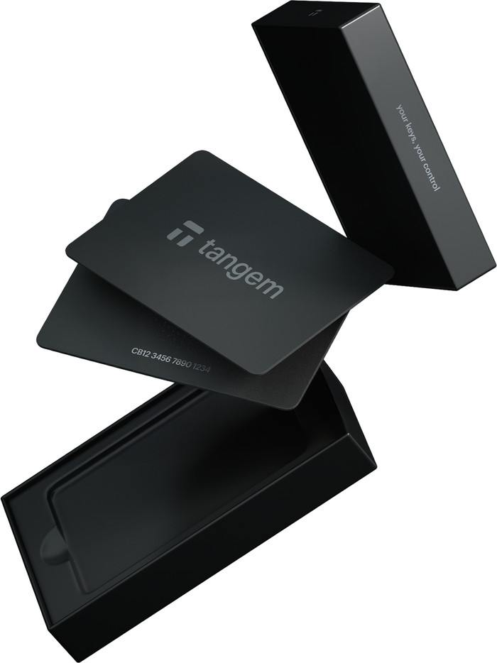 Tangem Card 2.0 Set of 2 Cards Semiconductor Smart Card voorkant