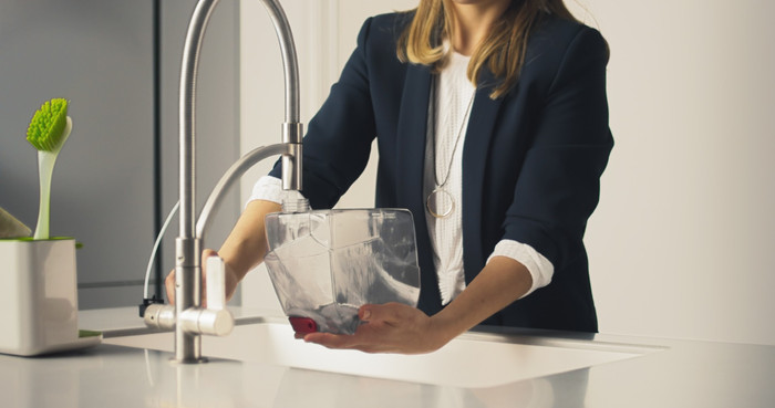 BISSELL 1558N SpotClean Pro product in use