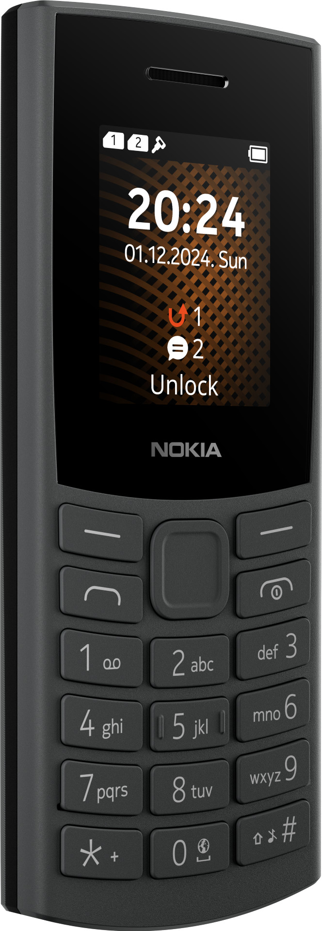 Nokia 105 128MB Gray 4G front
