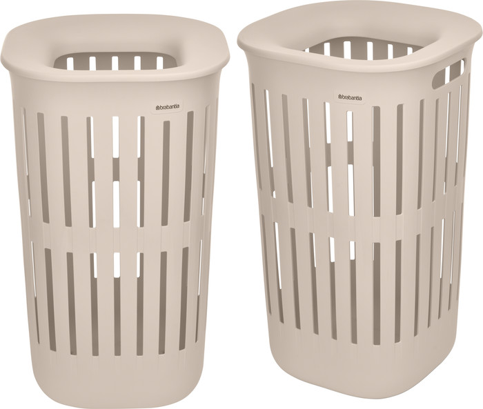 Brabantia Collect-It Laundry Basket 55L - Set of 2 - Beige Main Image