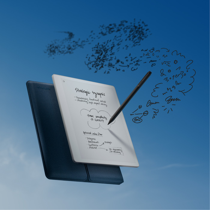 reMarkable Paper Pure met Sleeve Blauw visual leverancier