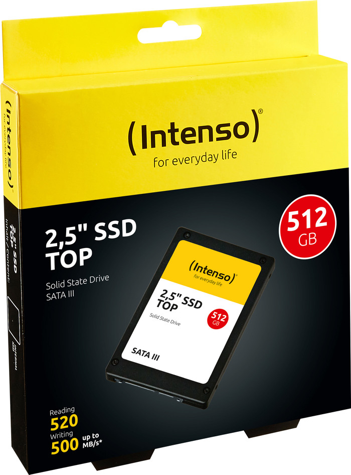Intenso SSD 512GB 2.5 inches SSD SATA III Top Performance null