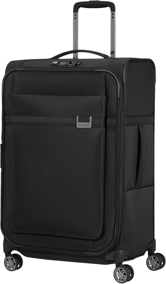 Samsonite Airea Spinner Expandable 67cm Black voorkant