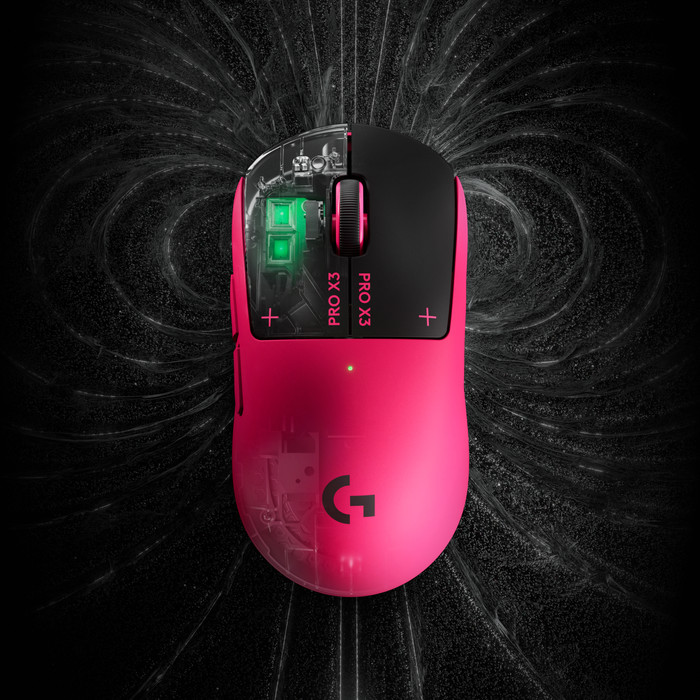 Logitech G PRO X3 SUPERSTRIKE LIGHTSPEED Roze visual leverancier